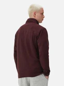 Pullover Und Cardigans|Hoodies Und Sweatshirts|Primark Pullover Aus Fleece Mit Halbem Reißverschluss Burgunderrot