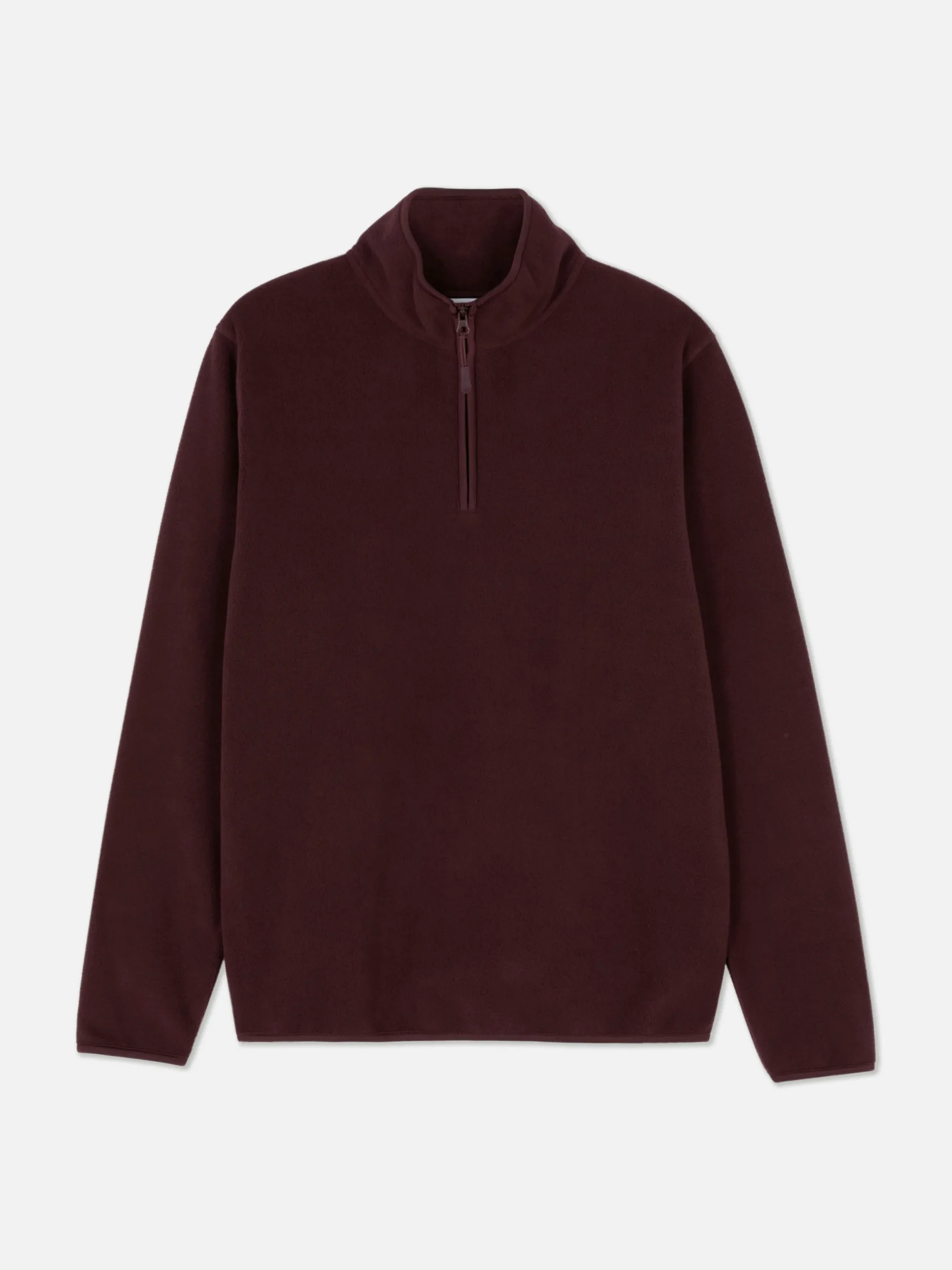Pullover Und Cardigans|Hoodies Und Sweatshirts|Primark Pullover Aus Fleece Mit Halbem Reißverschluss Burgunderrot