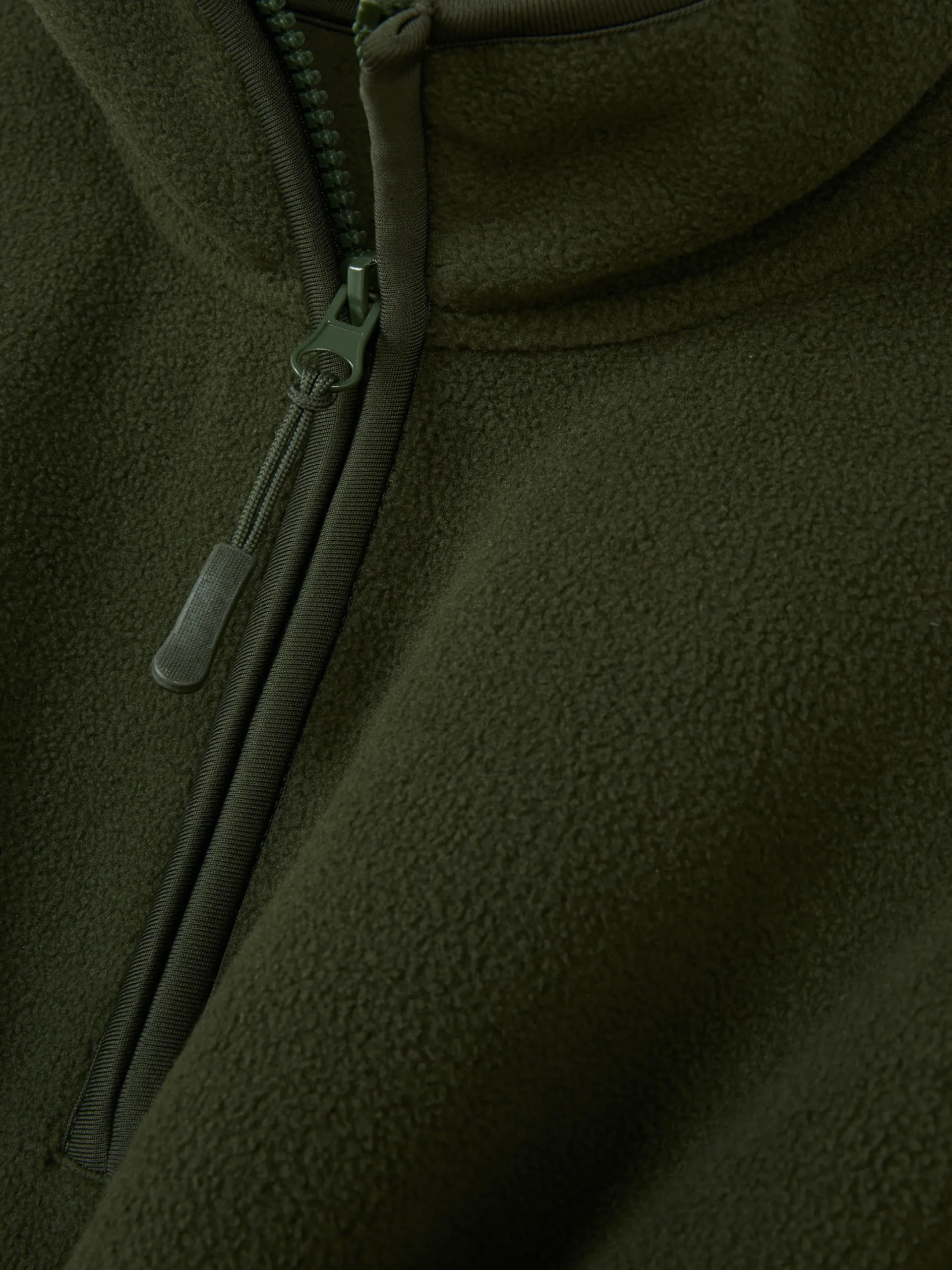 Pullover Und Cardigans|Hoodies Und Sweatshirts|Primark Pullover Aus Fleece Mit Halbem Reißverschluss Khakifarben