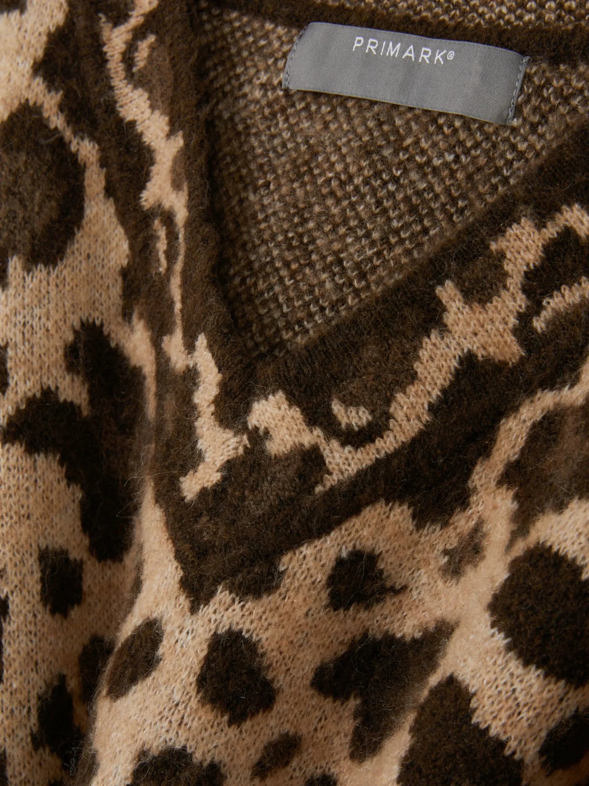 Pullover Und Cardigans|Primark Pullover Mit Leopardenmuster Und V-Ausschnitt Multi