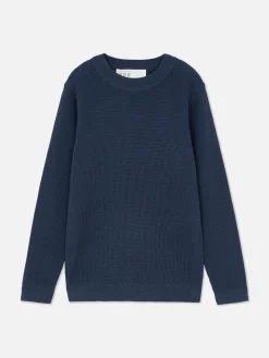 Pullover Und Cardigans|Primark Pullover Mit Waffelstruktur (Teeny Boys) Marineblau