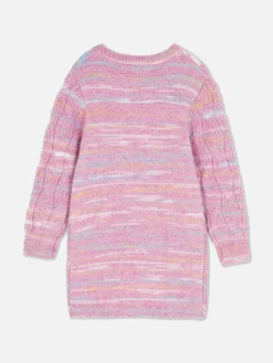 Kleider|Primark Pulloverkleid Mit Zopfmuster Und Strumpfhose Im Set Multi