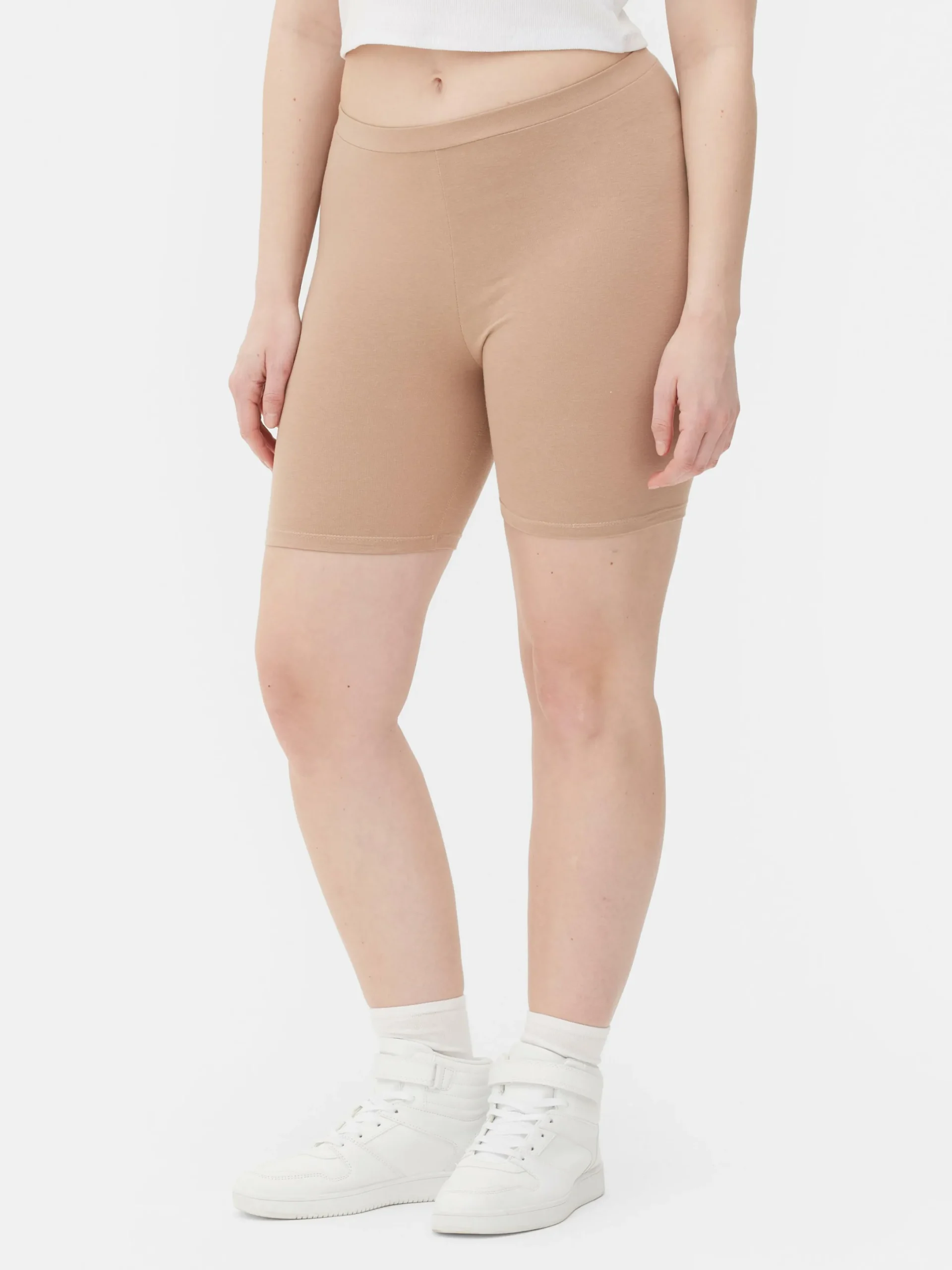 Shorts|Primark Radlerhose Aus Baumwolle Nude
