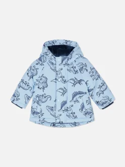 Jacken Und Mäntel|Primark Regenjacke Mit Dinosaurier-Motiv Blau