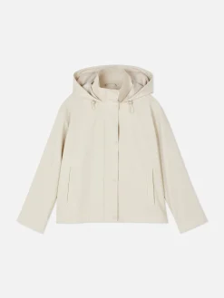 Jacken Und Mäntel|Primark Regenjacke Mit Kapuze Naturfarben