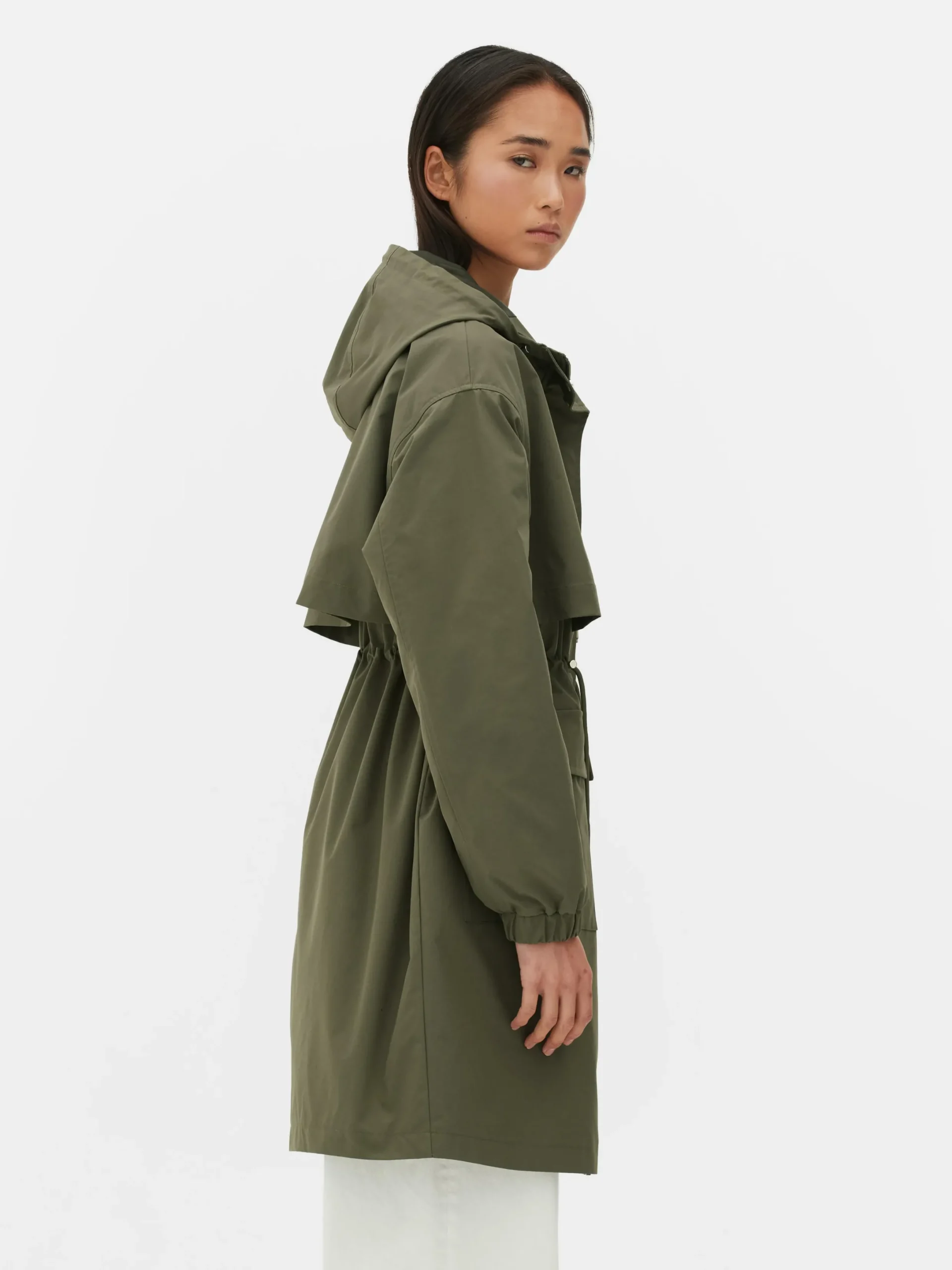 Jacken Und Mäntel|Primark Regenparka Mit Kordelzug Khakifarben