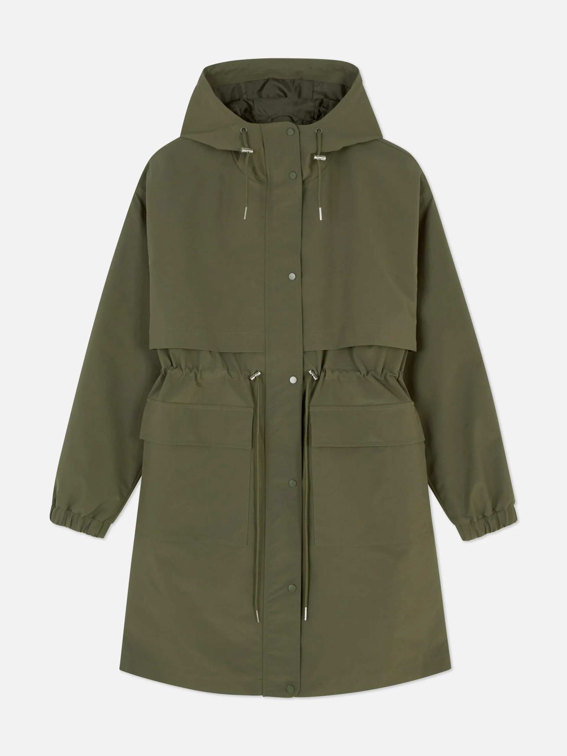 Jacken Und Mäntel|Primark Regenparka Mit Kordelzug Khakifarben
