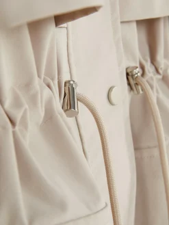 Jacken Und Mäntel|Primark Regenparka Mit Kordelzug Ecrufarben
