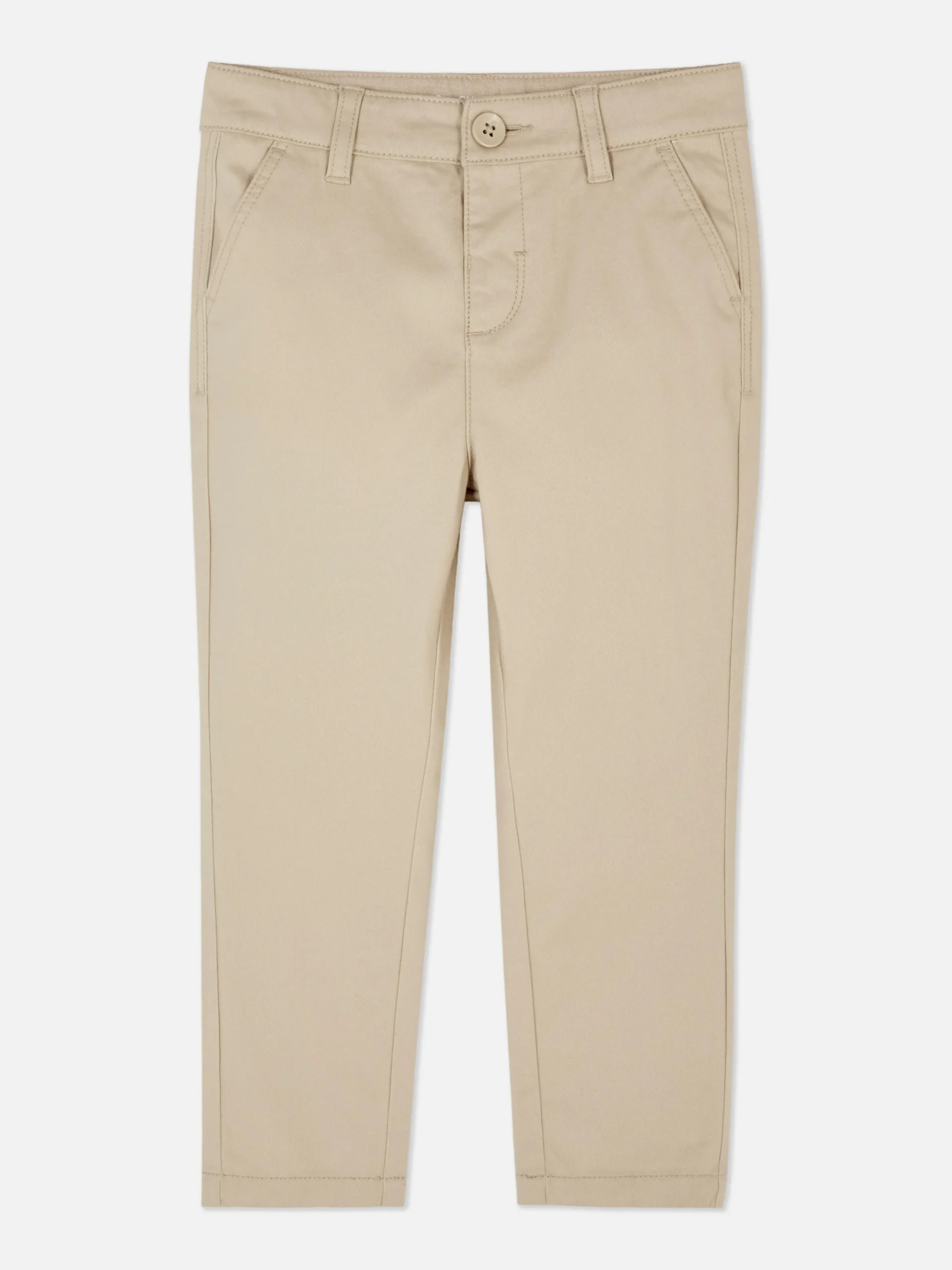 Hosen|Primark Regular-Fit-Chinohose Steinfarben