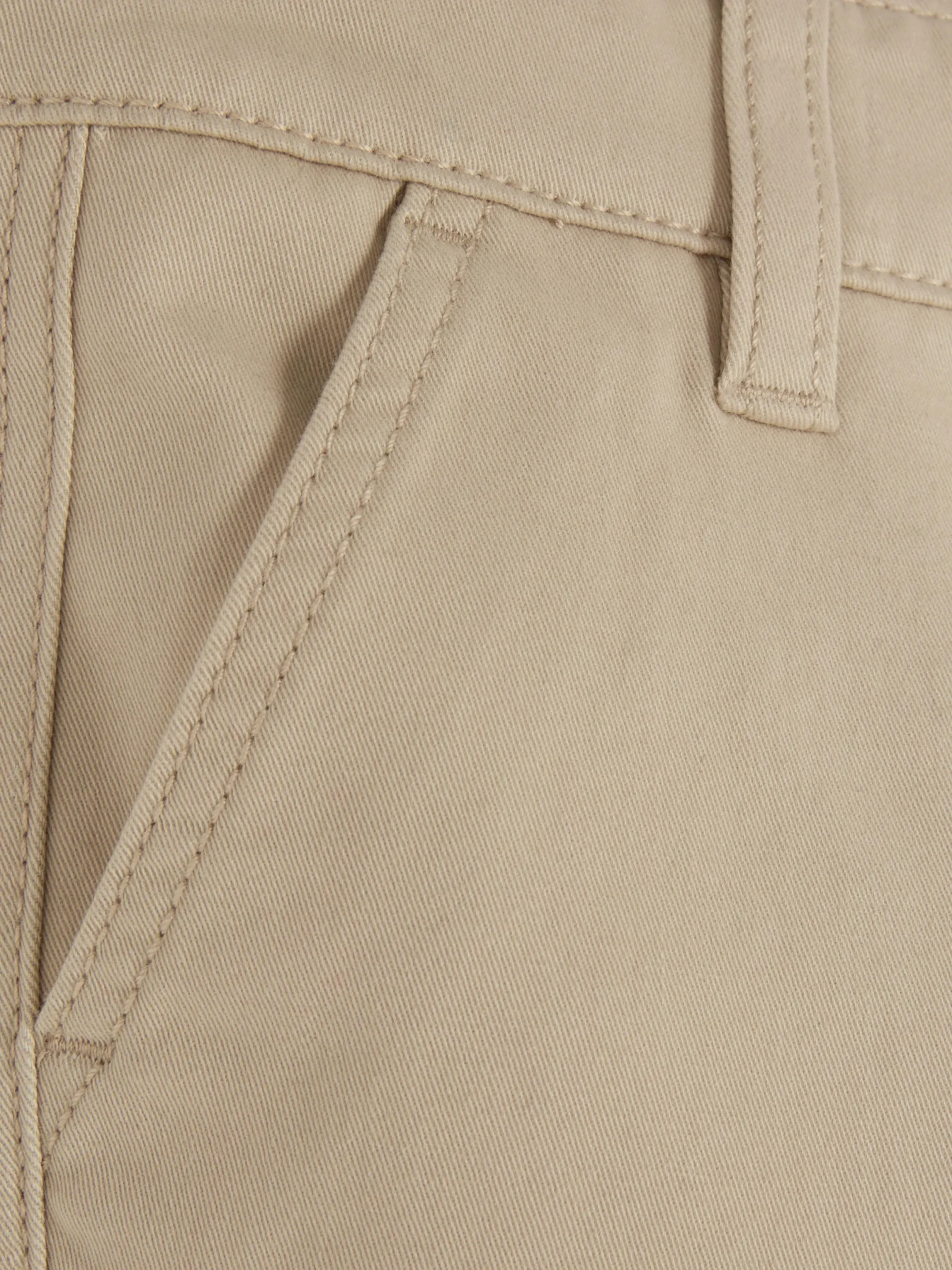Hosen|Primark Regular-Fit-Chinohose Steinfarben