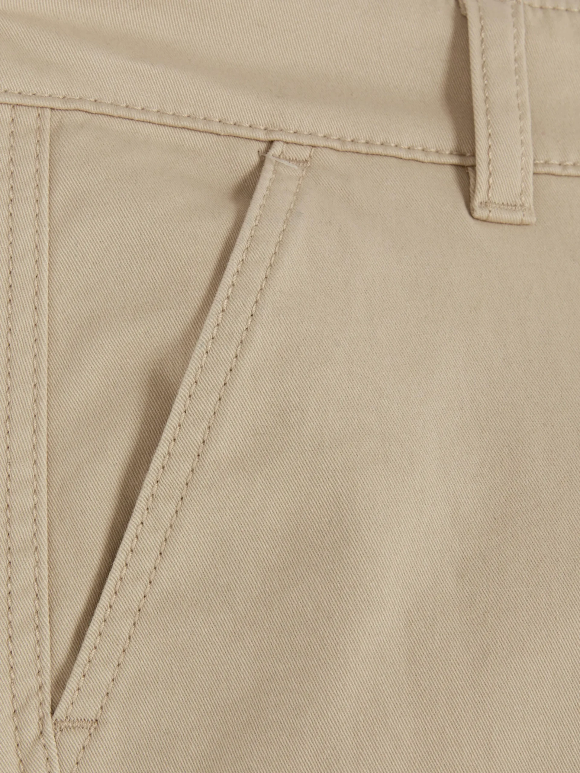 Hosen|Primark Regular-Fit-Chinohose Steinfarben