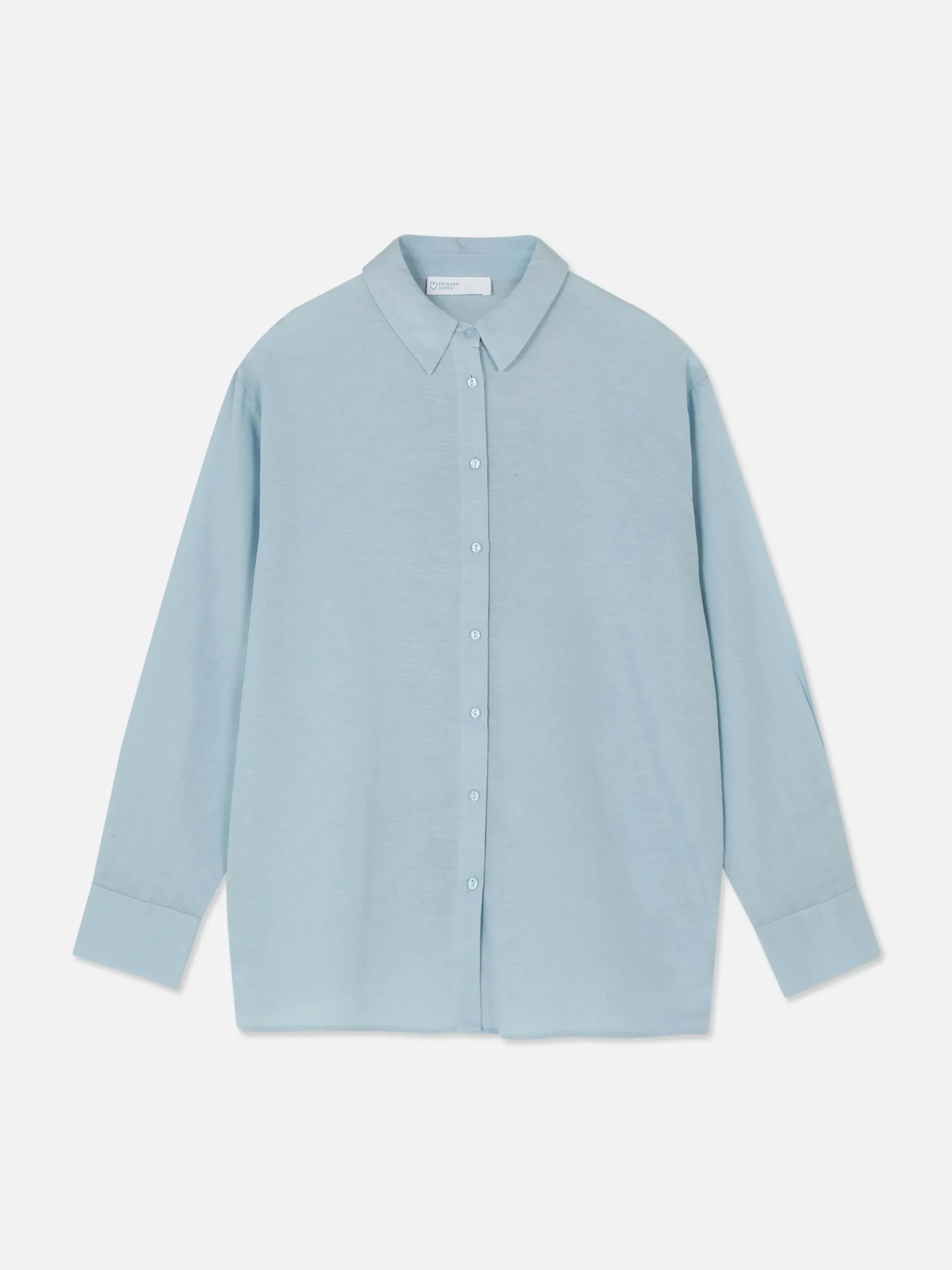 Blusen|Primark Regular-Fit-Hemd Mit Knopfleiste Blau