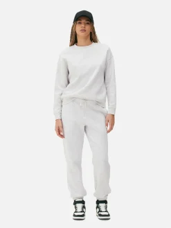 Loungewear|Jogginghosen|Primark Regular-Fit-Jogginghose Mit Bündchen Grau meliert