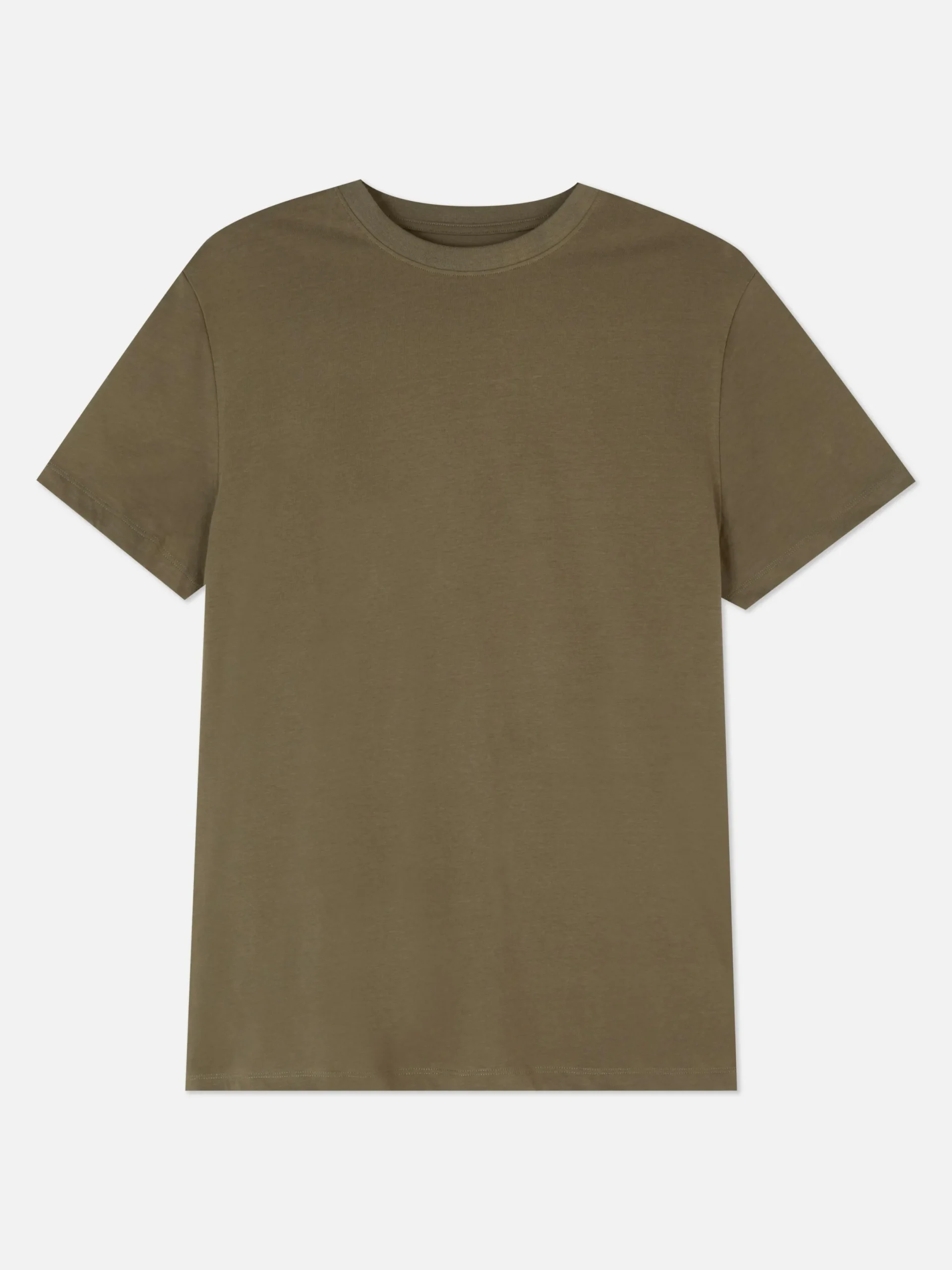 Tops Und T-Shirts|Primark Regular-Fit-T-Shirt Khakifarben