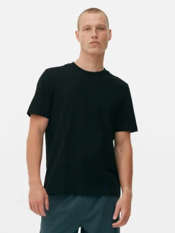 Tops Und T-Shirts|Primark Regular-Fit-T-Shirt Mit Rundhalsausschnitt Schwarz