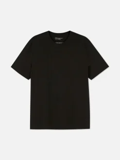 Tops Und T-Shirts|Primark Regular-Fit-T-Shirt Mit Rundhalsausschnitt Schwarz