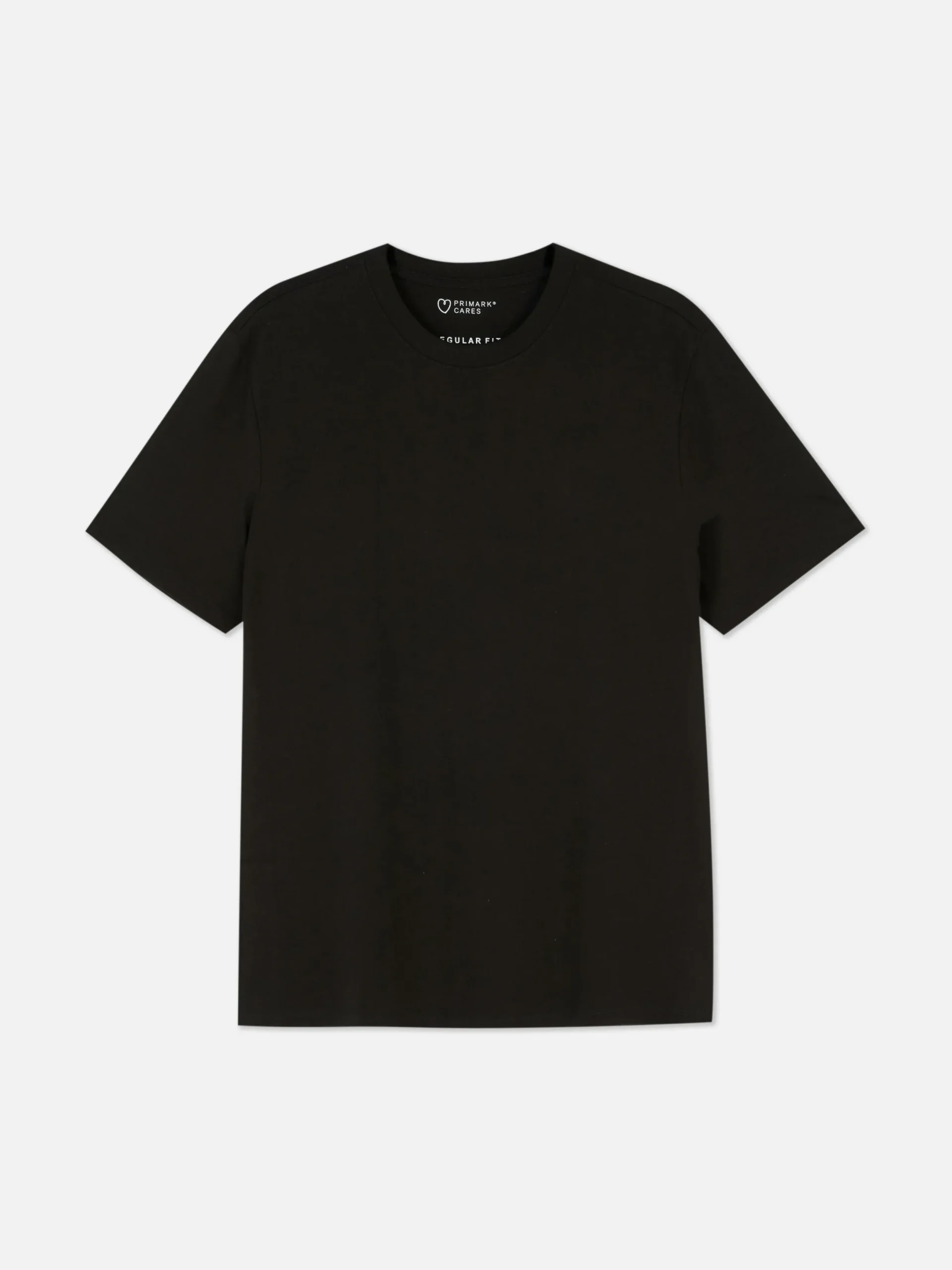 Tops Und T-Shirts|Primark Regular-Fit-T-Shirt Mit Rundhalsausschnitt Schwarz