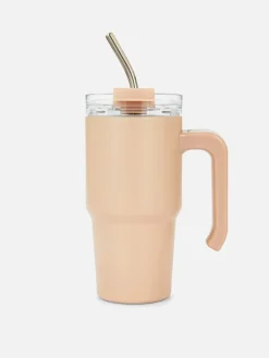 Tassen Und Becher|Primark Reisebecher Aus Edelstahl, 0,6 L Mokkafarben