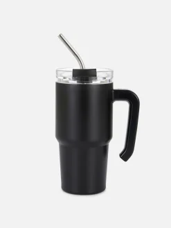 Tassen Und Becher|Primark Reisebecher Aus Edelstahl, 0,6 L Schwarz