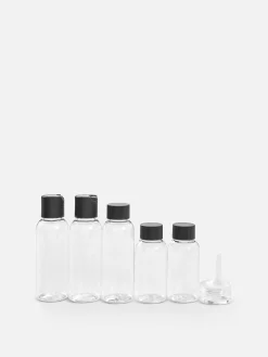 Hautpflege-Tools|Reiseaccessoires|Primark Reiseflasche Und Etiketten Im Set Anthrazit meliert