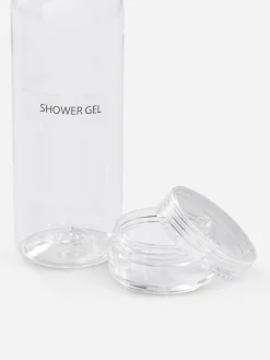 Hautpflege-Tools|Reiseaccessoires|Primark Reiseflasche Und Etiketten Im Set Anthrazit meliert