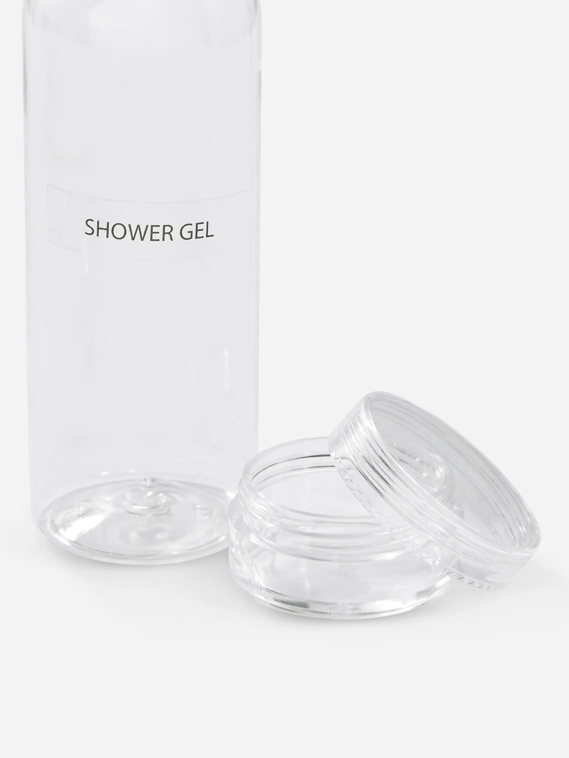 Hautpflege-Tools|Reiseaccessoires|Primark Reiseflasche Und Etiketten Im Set Anthrazit meliert