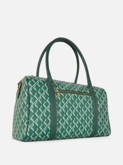Reiseaccessoires|Primark Reisetasche Mit Monogramm Grün