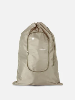 Reiseaccessoires|Primark Reise-Wäschesack Beige
