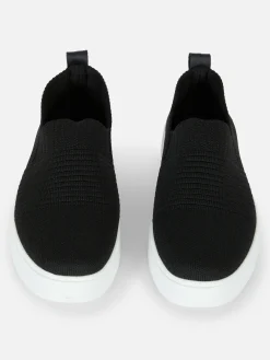 Sneakers|Primark Rippstrick-Sneakers Schwarz