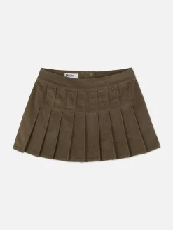 Röcke|Denim|Primark „Rita Ora“ Cord-Minirock Braun