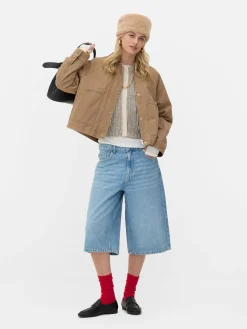 Shorts|Denim|Primark „Rita Ora“ Denim-Bermudashorts Mittelblau