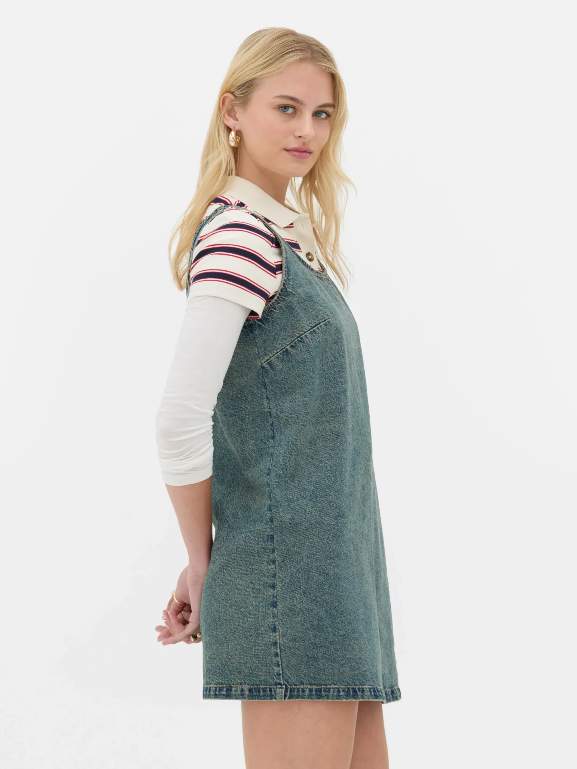 Denim|Kleider|Primark „Rita Ora“ Denim-Etuikleid Mittelblau