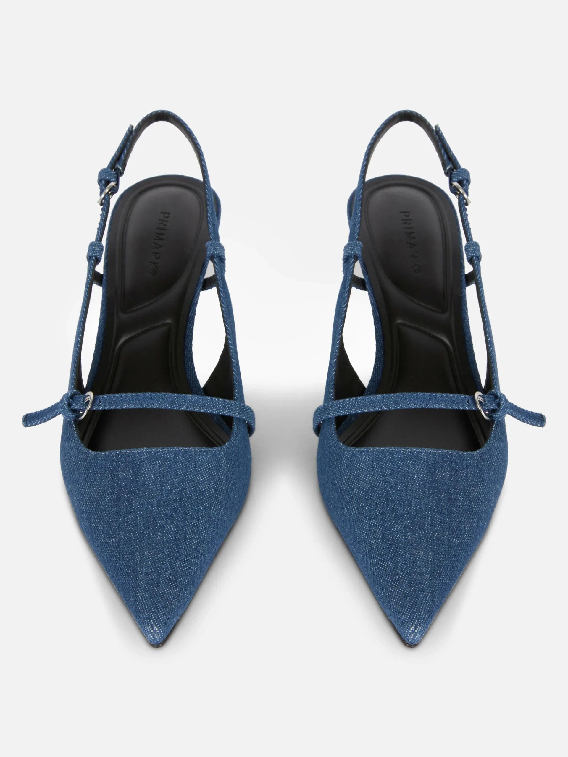 Heels|Denim|Primark „Rita Ora“ Denim-Heels Mit Schnalle Dunkelblau