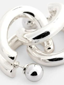 Schmuck|Primark „Rita Ora“ Doppelcreolen Weiß