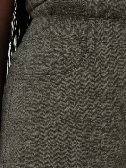 Hosen Und Leggings|Primark „Rita Ora“ Hose Mit Fischgrätmuster Braun