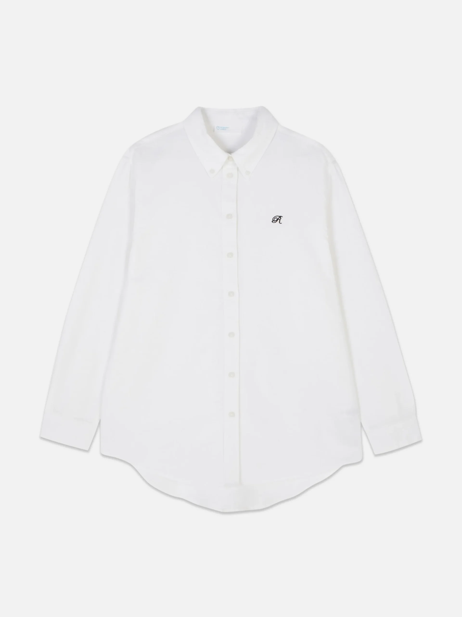 Blusen|Primark „Rita Ora“ Oxford-Hemd Mit Knopfleiste Weiß