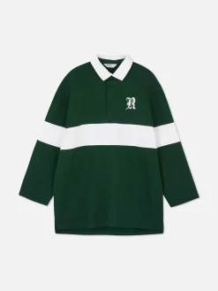 Tops Und T-Shirts|Primark „Rita Ora“ Polo-Sweatshirt Im Oversized-Look Grün