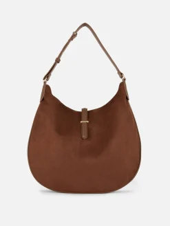 Taschen Und Portemonnaies|Primark „Rita Ora“ Schultertasche Mit Abgerundetem Design Braun