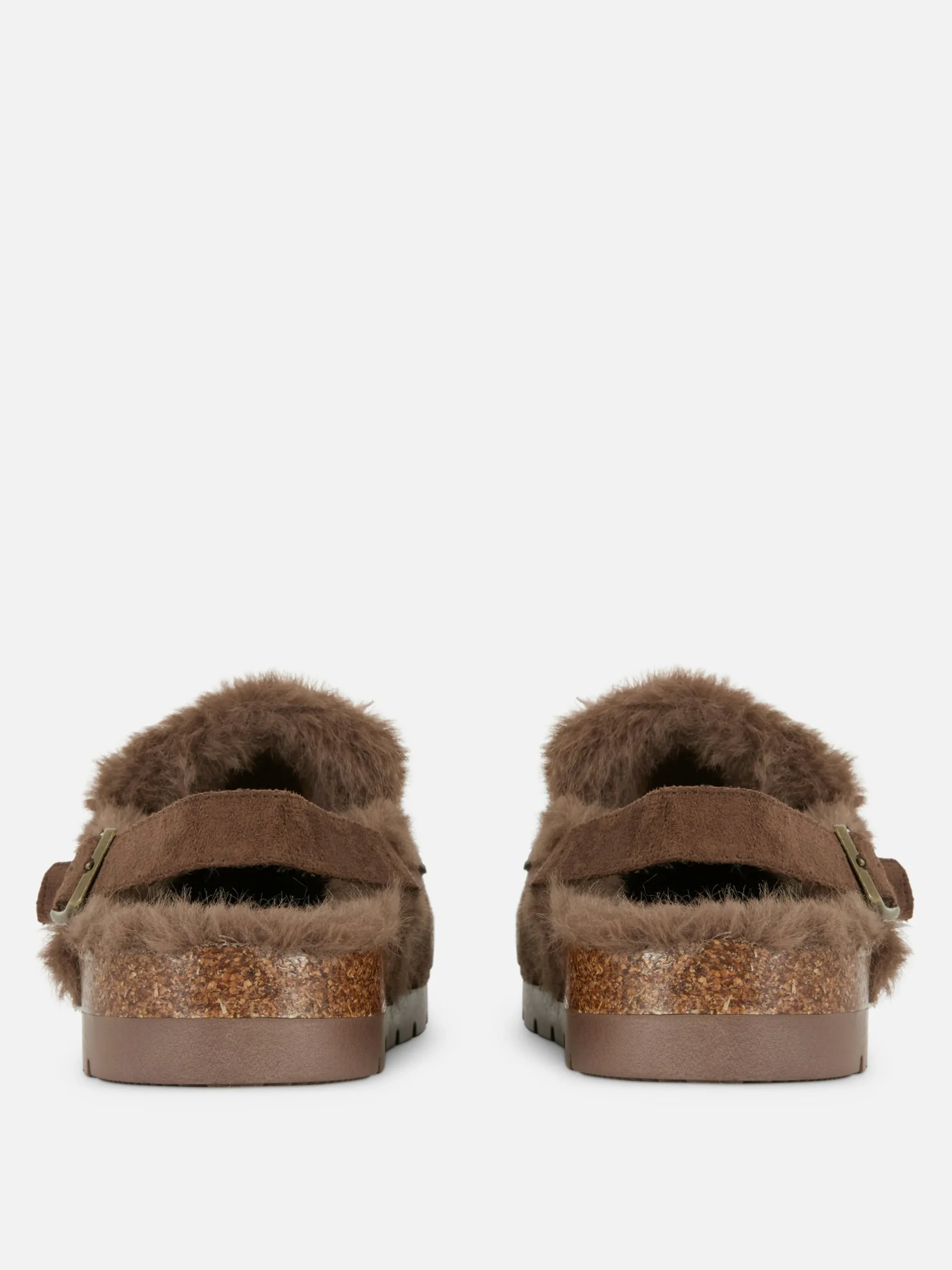 Hausschuhe|Hausschuhe|Primark „Rita Ora“ Slingback-Loafer In Wildleder-Optik Schokoladenbraun