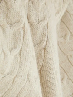 Shorts|Primark „Rita Ora“ Strickshorts Mit Zopfmuster Beige