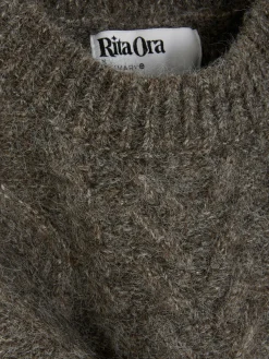 Pullover Und Cardigans|Primark „Rita Ora“ Strickweste Mit Zopfmuster Schokoladenbraun