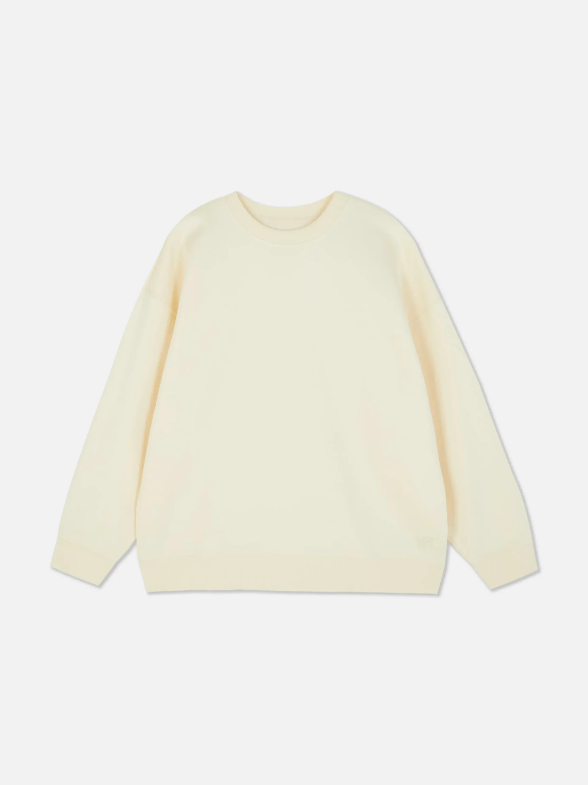 Hoodies Und Sweatshirts|Primark „Rita Ora“ Sweatshirt Im Oversized-Look Cremefarben