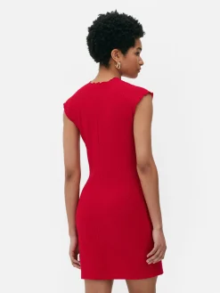 Kleider|Primark Ärmelloses, Strukturiertes Bodycon-Minikleid Rot