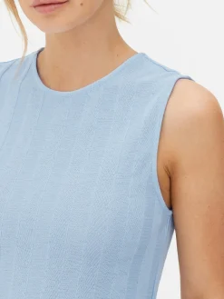 Kleider|Primark Ärmelloses Umstands-Minikleid Blau
