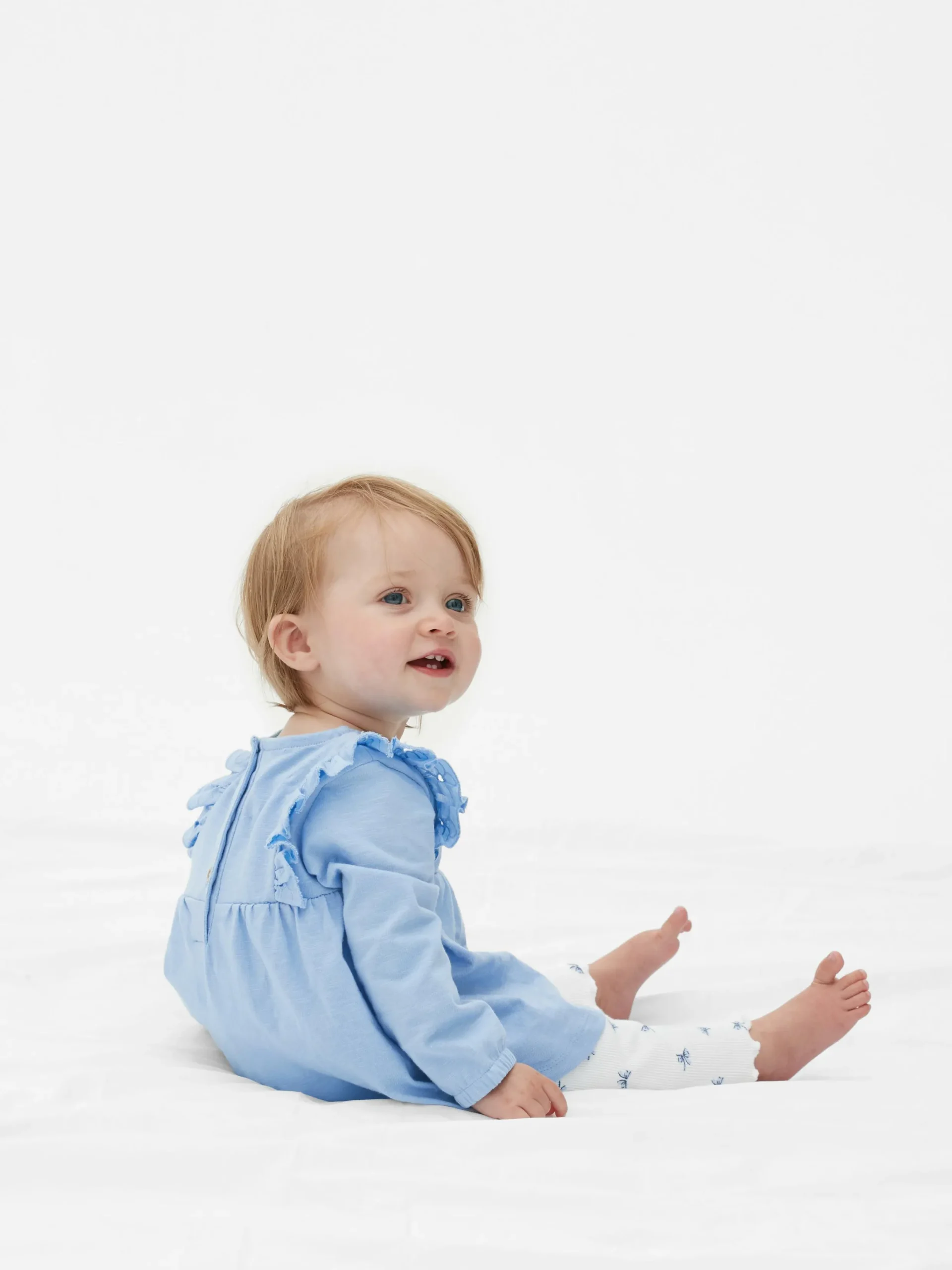 Sets Und Outfits|Primark Rüschenbluse Und Leggings Im Set Blau
