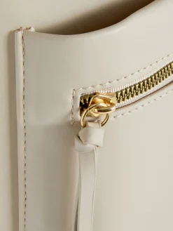 Taschen Und Portemonnaies|Primark Rucksack Aus Kunstleder Ecrufarben
