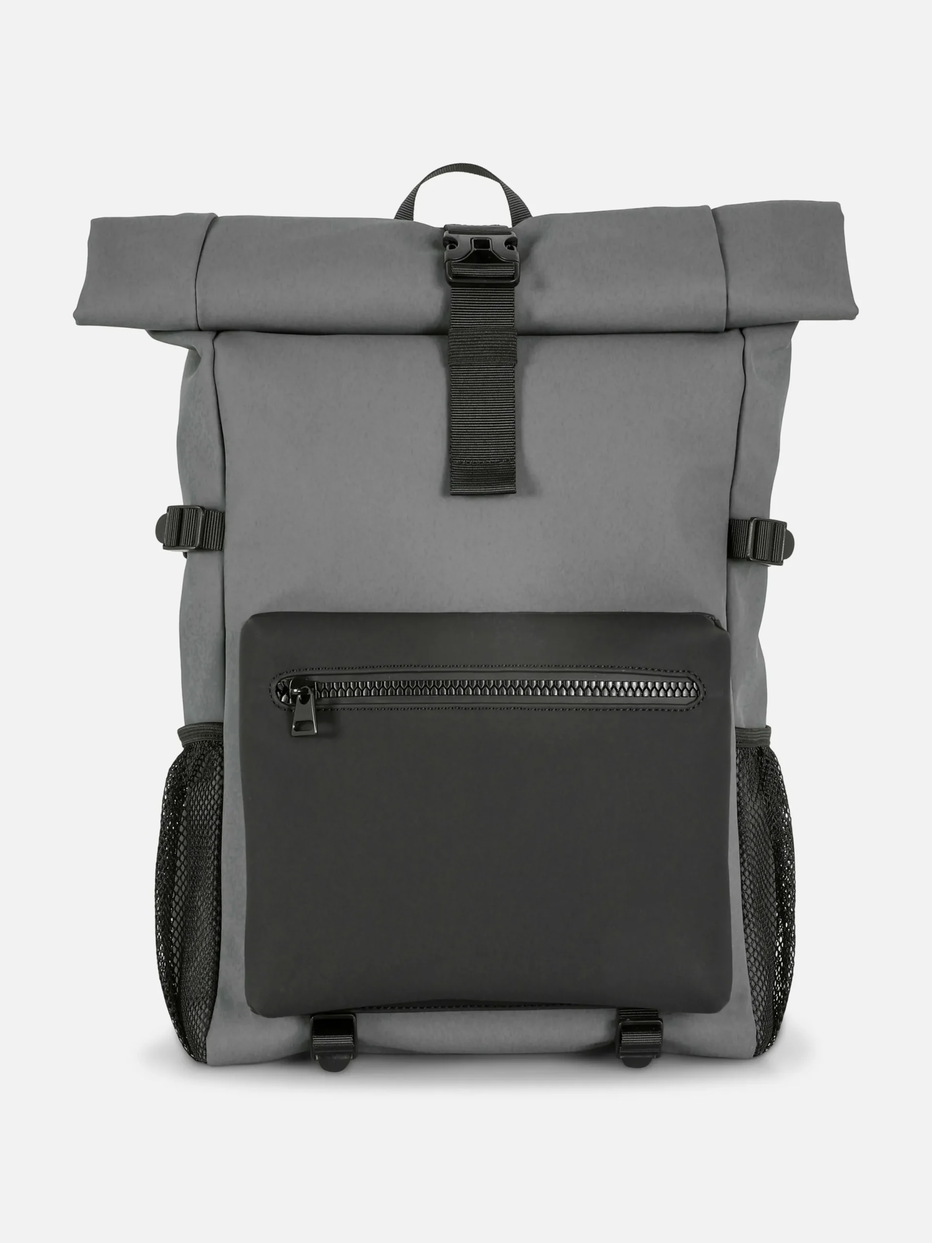 Taschen Und Portemonnaies|Primark Rucksack Mit Eingerollter Öffnung Grau