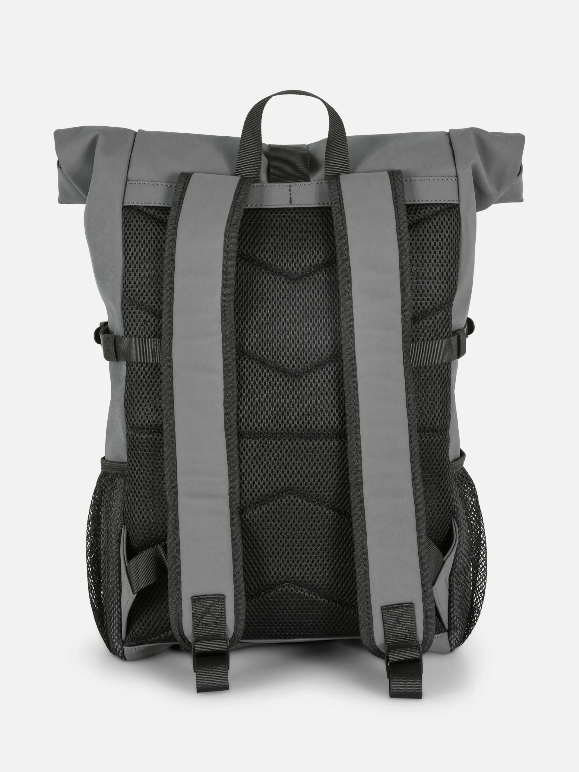Taschen Und Portemonnaies|Primark Rucksack Mit Eingerollter Öffnung Grau