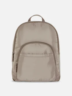 Taschen Und Portemonnaies|Primark Rucksack Mit Zwei Taschen Taupefarben