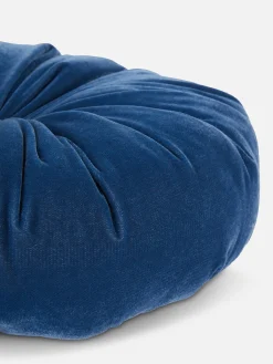 Kissen Und Bezüge|Primark Rundes Kissen Mit Knopf Marineblau